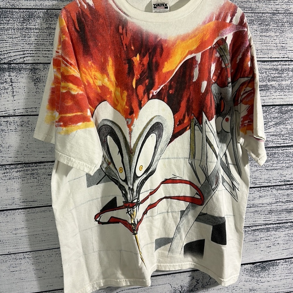 Vintage 1999 Pink Floyd The Wall AOP Band Tee Shirt Size XL - Picture 2 of 6